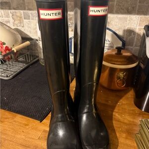 Hunter Classic Black Waterproof Boots